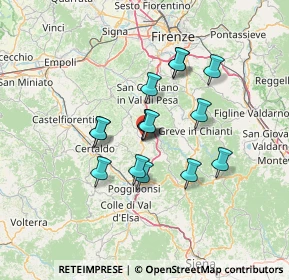 Mappa Viale 1° Maggio, 50028 Tavarnelle Val di Pesa FI, Italia (10.734)
