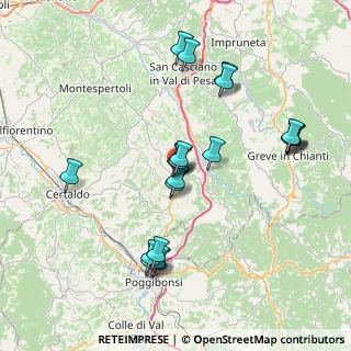 Mappa Viale 1° Maggio, 50028 Tavarnelle Val di Pesa FI, Italia (7.9055)