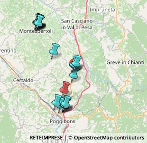 Mappa Viale 1° Maggio, 50028 Tavarnelle Val di Pesa FI, Italia (8.369)