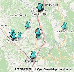 Mappa Viale 1° Maggio, 50028 Tavarnelle Val di Pesa FI, Italia (8.355)