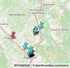 Mappa Viale 1° Maggio, 50028 Tavarnelle Val di Pesa FI, Italia (8.187)