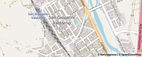 Mappa Figline Valdarno