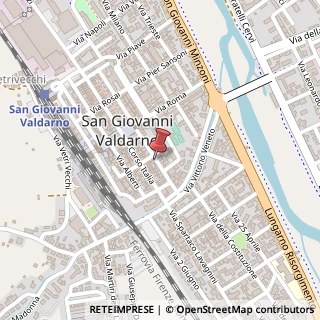 Mappa Via Giovanni da San Giovanni, 42, 52027 San Giovanni Valdarno, Arezzo (Toscana)