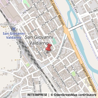 Mappa Corso Italia, 39, 52027 San Giovanni Valdarno, Arezzo (Toscana)