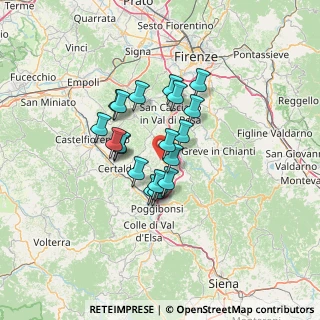 Mappa Località La Ceppa, 50028 Tavarnelle Val di Pesa FI, Italia (9.9095)