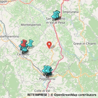 Mappa Località La Ceppa, 50028 Tavarnelle Val di Pesa FI, Italia (9.8665)