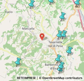 Mappa Località La Ceppa, 50028 Tavarnelle Val di Pesa FI, Italia (3.02091)