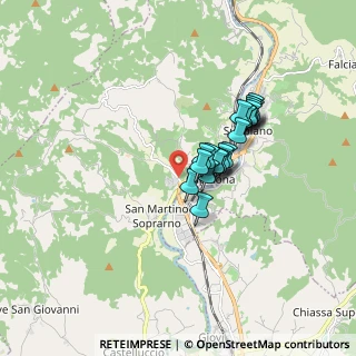 Mappa Via Aldo Moro, 52010 Capolona AR, Italia (1.2905)