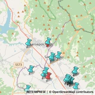 Mappa Via Gina Mcelli Località Ponte, 52037 Sansepolcro AR, Italia (6.334)