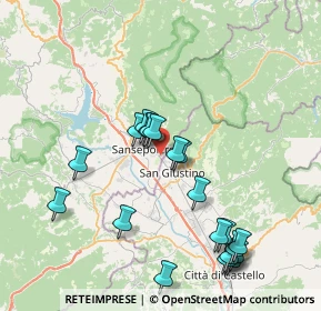 Mappa Via Gina Mcelli Località Ponte, 52037 Sansepolcro AR, Italia (8.4265)