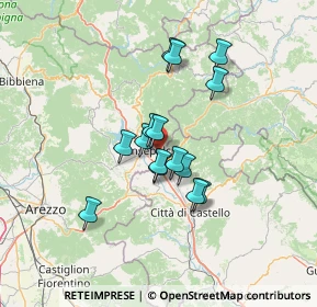 Mappa Via Gina Mcelli Località Ponte, 52037 Sansepolcro AR, Italia (10.63533)