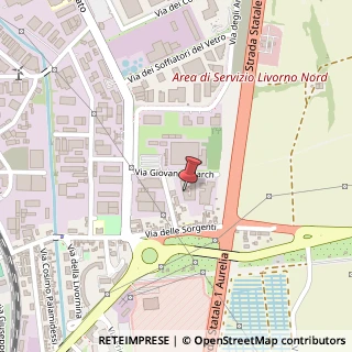 Mappa Via Giovanni March, 14, 57127 Livorno, Livorno (Toscana)