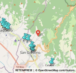 Mappa Località Ca' del Castro, 06016 San Giustino PG, Italia (3.25267)
