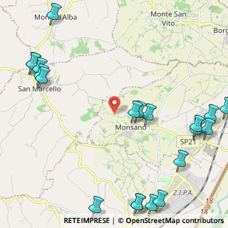 Mappa Via Vallone, 60030 Monsano AN, Italia (3.3)