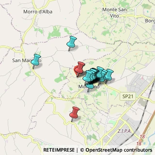 Mappa Via Vallone, 60030 Monsano AN, Italia (1.06)