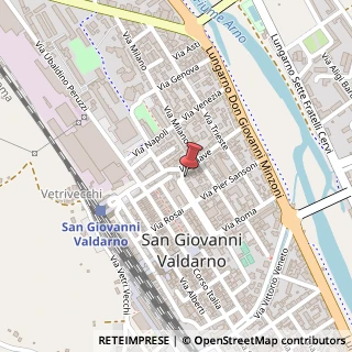 Mappa Piazza della Libertà, 12/E, 52027 San Giovanni Valdarno, Arezzo (Toscana)