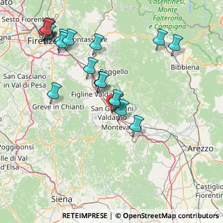 Mappa Via Torino, 52010 San Giovanni Valdarno AR, Italia (19.457)