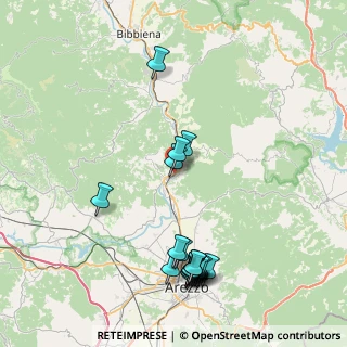 Mappa Via Umbro Casentinese Romagnola, 52010 Capolona AR, Italia (9.6675)