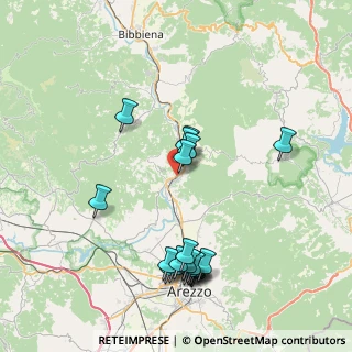 Mappa Via Umbro Casentinese Romagnola, 52010 Capolona AR, Italia (8.6615)