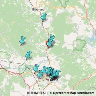 Mappa Via Umbro Casentinese Romagnola, 52010 Capolona AR, Italia (9.634)