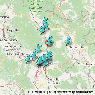 Mappa Via Umbro Casentinese Romagnola, 52010 Capolona AR, Italia (11.63056)