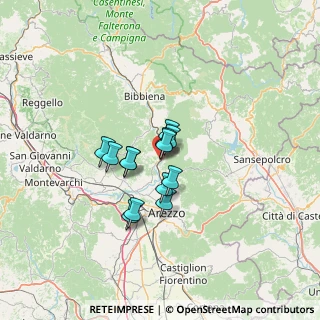 Mappa Via Umbro Casentinese Romagnola, 52010 Capolona AR, Italia (8.65077)