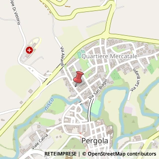Mappa Via G. Deledda, 2, 61045 Pergola, Pesaro e Urbino (Marche)