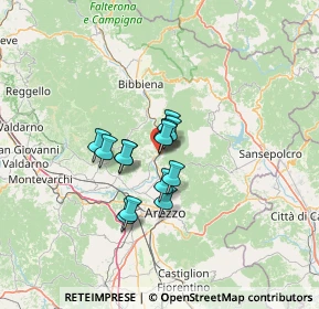 Mappa Viale Dante Alighieri, 52010 Capolona AR, Italia (8.66923)