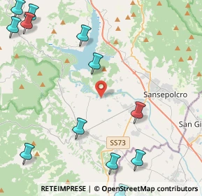 Mappa Strada Comunale Falcigiano Santa Fiora, 52031 Anghiari AR, Italia (6.38833)