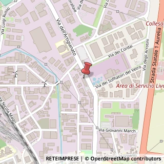 Mappa Via dell' Artigianato, 39B, 57121 Livorno, Livorno (Toscana)