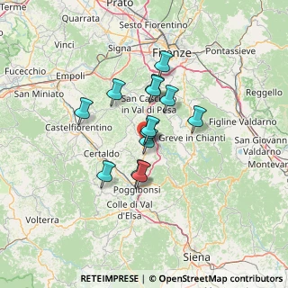 Mappa Via Palazzuolo, 50028 Tavarnelle Val di Pesa FI, Italia (9.84154)
