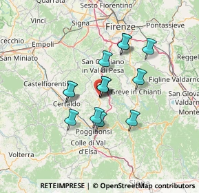 Mappa Via Palazzuolo, 50028 Tavarnelle Val di Pesa FI, Italia (10.27714)