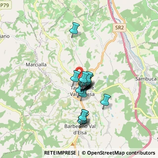 Mappa Via Palazzuolo, 50028 Tavarnelle Val di Pesa FI, Italia (1.2615)
