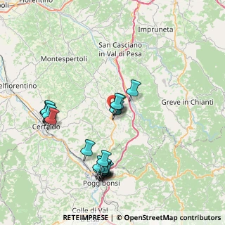 Mappa Via Palazzuolo, 50028 Tavarnelle Val di Pesa FI, Italia (8.3285)