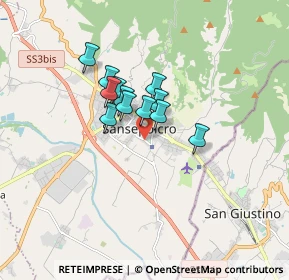 Mappa Viale Antonio Pacinotti, 52037 Sansepolcro AR, Italia (1.115)