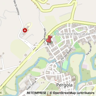 Mappa Via Giuseppe Di Vittorio,  2, 61045 Pergola, Pesaro e Urbino (Marche)