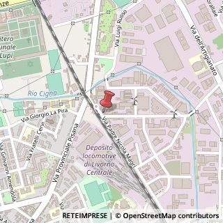 Mappa Via Aurelio Nicolodi, 2, 57121 Livorno, Livorno (Toscana)