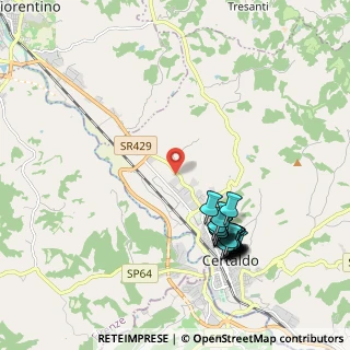 Mappa Via delle Regioni, 50052 Certaldo FI, Italia (2.262)