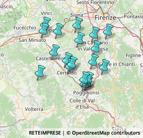 Mappa Località Casale Stabbiese, 50052 Certaldo FI, Italia (11.884)