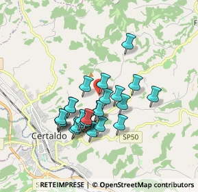 Mappa Località Casale Stabbiese, 50052 Certaldo FI, Italia (1.55769)