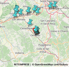 Mappa Via Lazio, 50052 Certaldo FI, Italia (14.82778)