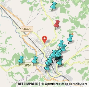 Mappa Via Lazio, 50052 Certaldo FI, Italia (2.069)