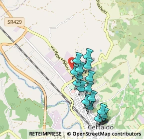 Mappa Via Lazio, 50052 Certaldo FI, Italia (0.989)