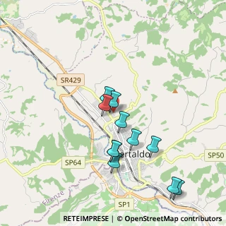 Mappa Via Sicilia, 50052 Certaldo FI, Italia (1.84364)