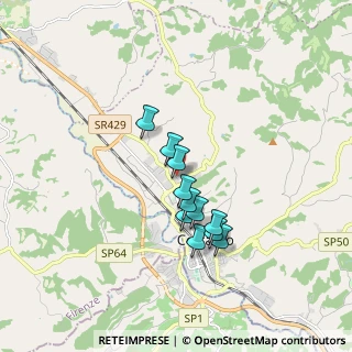 Mappa Via Sicilia, 50052 Certaldo FI, Italia (1.36182)