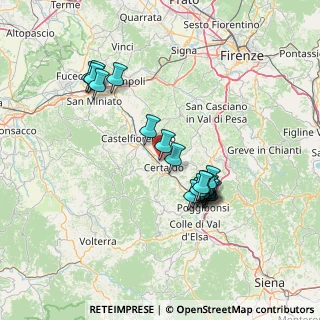 Mappa Via Sicilia, 50052 Certaldo FI, Italia (13.6045)