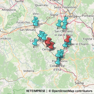 Mappa Via Sicilia, 50052 Certaldo FI, Italia (11.1885)