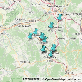 Mappa Via Sicilia, 50052 Certaldo FI, Italia (10.65571)