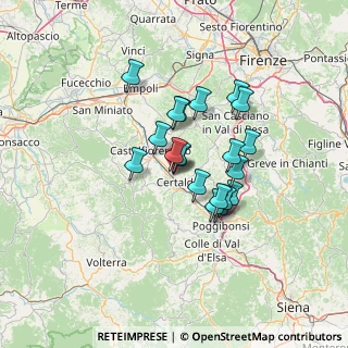 Mappa Via Sicilia, 50052 Certaldo FI, Italia (10.2915)
