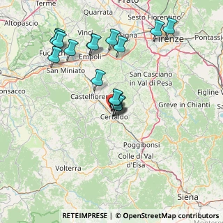 Mappa Via Sicilia, 50052 Certaldo FI, Italia (14.83111)